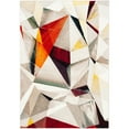 thumbnail image 2 of SAFAVIEH Porcello Karenza Abstract Prism Area Rug, Light Grey/Orange, 4' x 6', 2 of 5