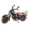 thumbnail image 5 of Decoración de motocicleta Harley de hierro para sala de estar, dormitorio, decoración de escritorio, modelo de motocicleta de metal retro personalizado, regalo hecho a mano, 5 of 5