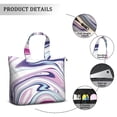 thumbnail image 2 of 22 Inch Oversized Travel Bag Lightweight Canvas Weekender Duffel with Multi Pockets, Animal Print, 2 of 5
