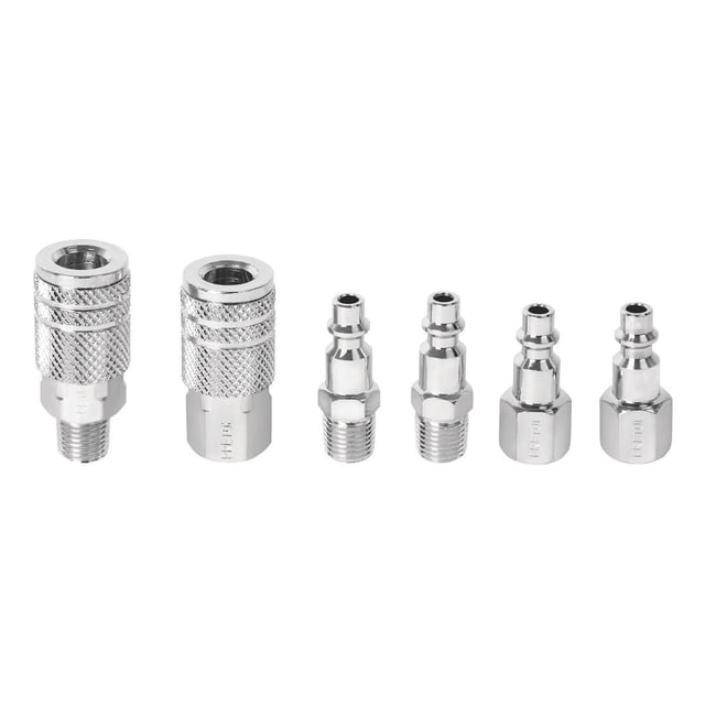 Juego De 4 Conectores Y 2 Coples Compresor De Pretul Pretul CORAL-6P