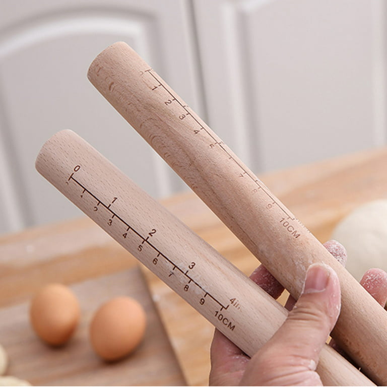 Bigstone Non-stick Rolling Pin Strong Construction Silicone Heat Resistance Fondant  Roller Household Supplies 