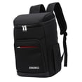 thumbnail image 2 of Outdoor Picnic Bag Lunch Backpack Work Backpacks Large Capacity, Insulated Lunch Black, 2 of 9