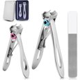 thumbnail image 1 of Nail Clippers Set, Toenail Clippers For Thick Nails, Fingernail Clipper For Men Women (silver), 1 of 4