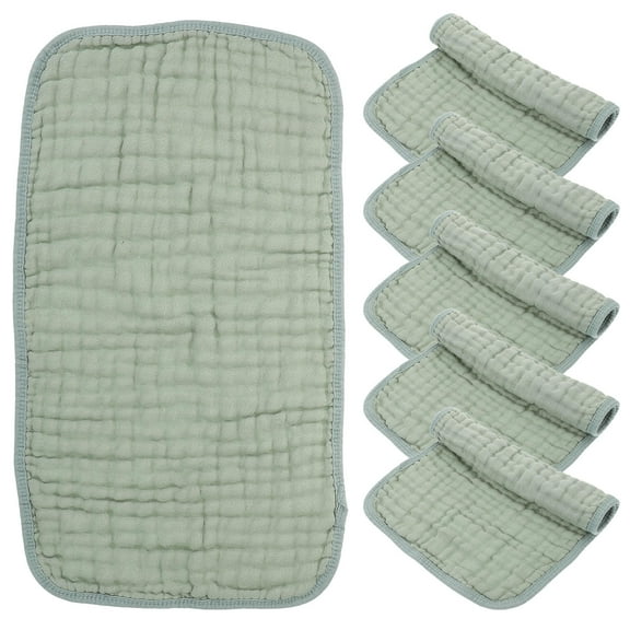 LEORX 6pcs Muslin Cloths for Baby Dark Towels for Feeding