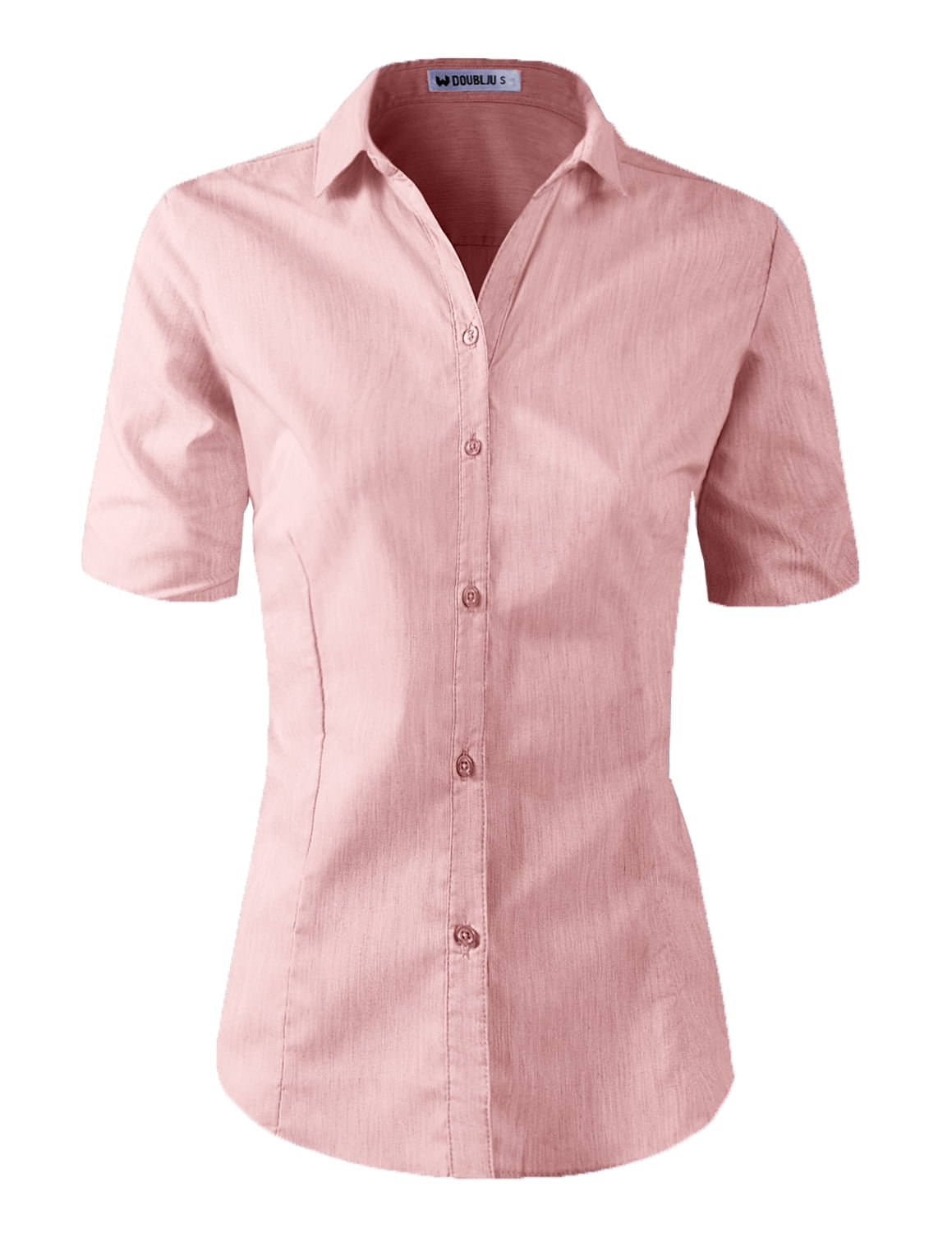 women's plus size button down dress shirts