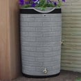 thumbnail image 3 of Good Ideas IMP-D50-DR-RED 50 gal Impressions Downton Rain Saver Darkened Ribs, Red Brick, 3 of 5
