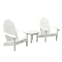 Highwood 3-pc Classic Westport Adirondack Set with 2 Classic Wesport Adirondack Chairs and 1 Classic Westport Side Table - Outdoor, Eco-friendly, Synthetic Wood