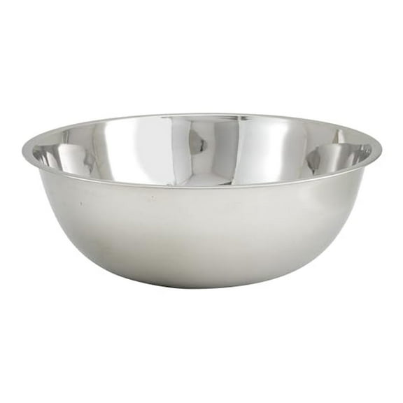 Stainless Steel Mixing Bowl 30 Quart - MXB-3000Q Silver - Commercial Grade Kitchen Bowl for Restaurants, Baking, Hotels & Home Use