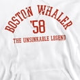 thumbnail image 2 of Boston Whaler Boston Collegiate Red Adult Pull-Over Hoodie, White, Large, 2 of 4