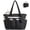 Black, variant on Puffer Tote Bag for Women Quilted Work Tote Handbags with Zipper 15.6 inch Teacher Nurse Bags for Office
