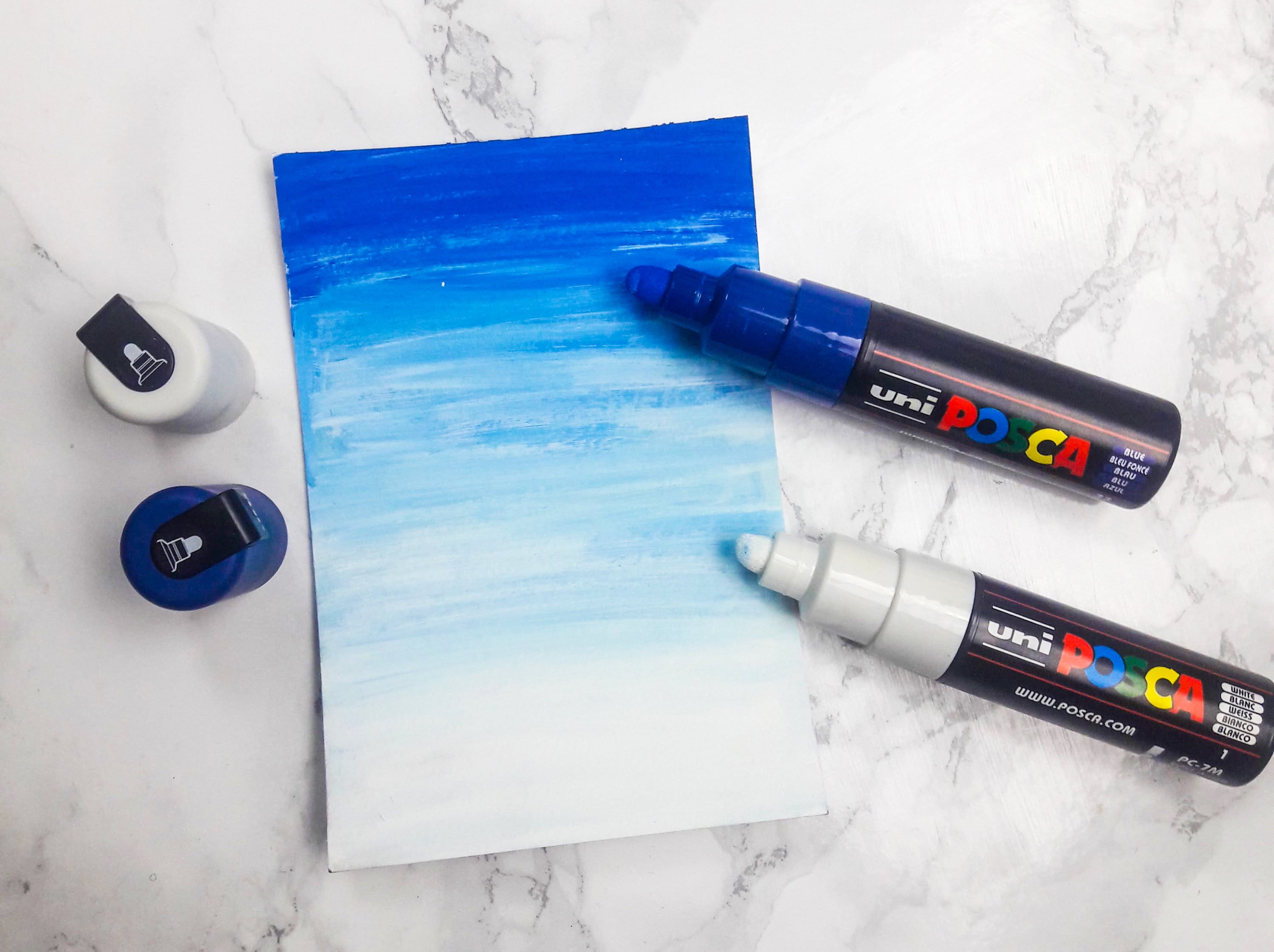 POSCA Paint Marker, PC-8K Broad Chisel, Blue 