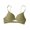 Green, variant on Women's Inbarely Triangle Bralette Plunge Supportive Front Fastening Bras No Underwire Soft Comfortable Everyday Lingeries Black XL