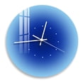 thumbnail image 2 of Reloj de Pared Ganfancp Moderno Minimalista a Pilas Silencioso, 2 of 7