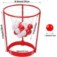 thumbnail image 1 of Juego de Canasta Ajustable Hxezoc 2 Pack Diadema de Red con 20 Bolas para Fiesta de Carnaval, 1 of 2