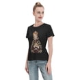 thumbnail image 4 of T-Shirt Basique à Manches Courtes pour Femmes Demon Slayer Blade Tanjiro, 4 of 6
