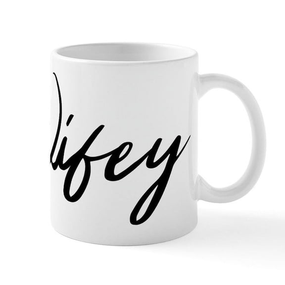 CafePress - Wifey - 11 oz Ceramic Mug - Novelty Coffee Tea Cup