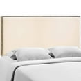 thumbnail image 3 of Modway Region Nailhead Linen Upholstered Headboard, Queen, Ivory, 3 of 8