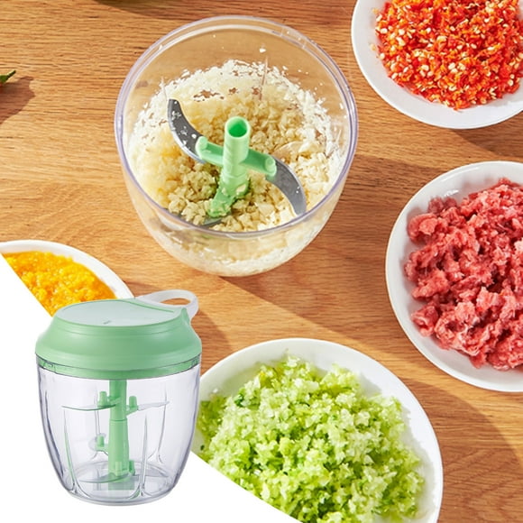 Xihbxyly Mini Prensa de Ajo, Fácil de Usar, Plástico Duradero, Eficiente Máquina para Hacer Puré de Ajo, Diseño Compacto, Esencial En La Cocina, Batidora Manual para Cocinar En Casa, Tamaño 8,5 X 8,5