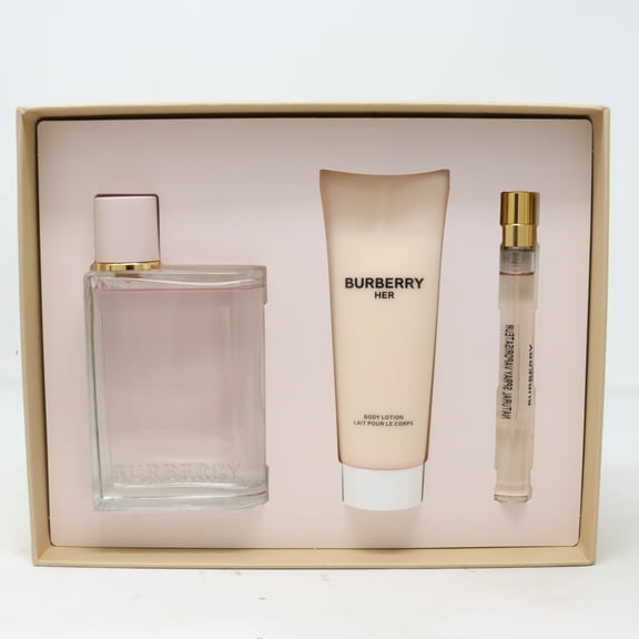 Burberry Her Collection Eau de Parfum 3 PCS Gift Set NEW