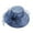 Navy blue, variant on Women Girl Tea Party Fascinator Hat Church Funeral Cocktail British Organza Veil Dress Hat Cap