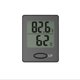 thumbnail image 1 of Mini termómetro higrómetro digital para interiores de alta precisión, monitor portátil de humedad y temperatura, indicador de nivel de comodidad termohigrómetro para la cocina de la oficina en el hogar -Blanco ER, 1 of 5