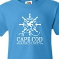 thumbnail image 4 of Inktastic Cape Cod Massachusetts Nautical Youth T-Shirt, 4 of 5
