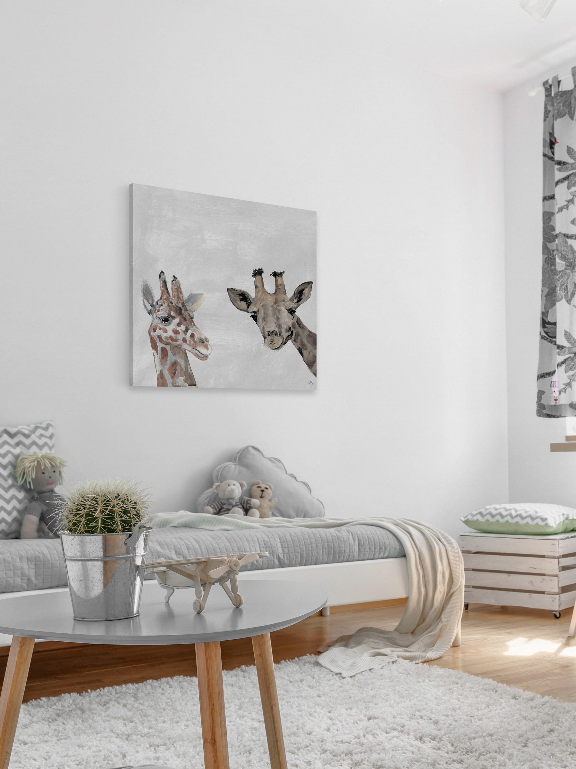 Marmont Hill The Giraffes Canvas Wall Art