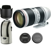 Canon EF 70-200mm f/2.8L IS III USM Lens for Canon Digital SLR Cameras, White - 3044C002