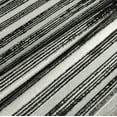 thumbnail image 4 of Everwash™ Treasure Striped Modern Machine Washable Area Rug, Light Grey/Charcoal Grey, 6'6"x9'2", 4 of 10