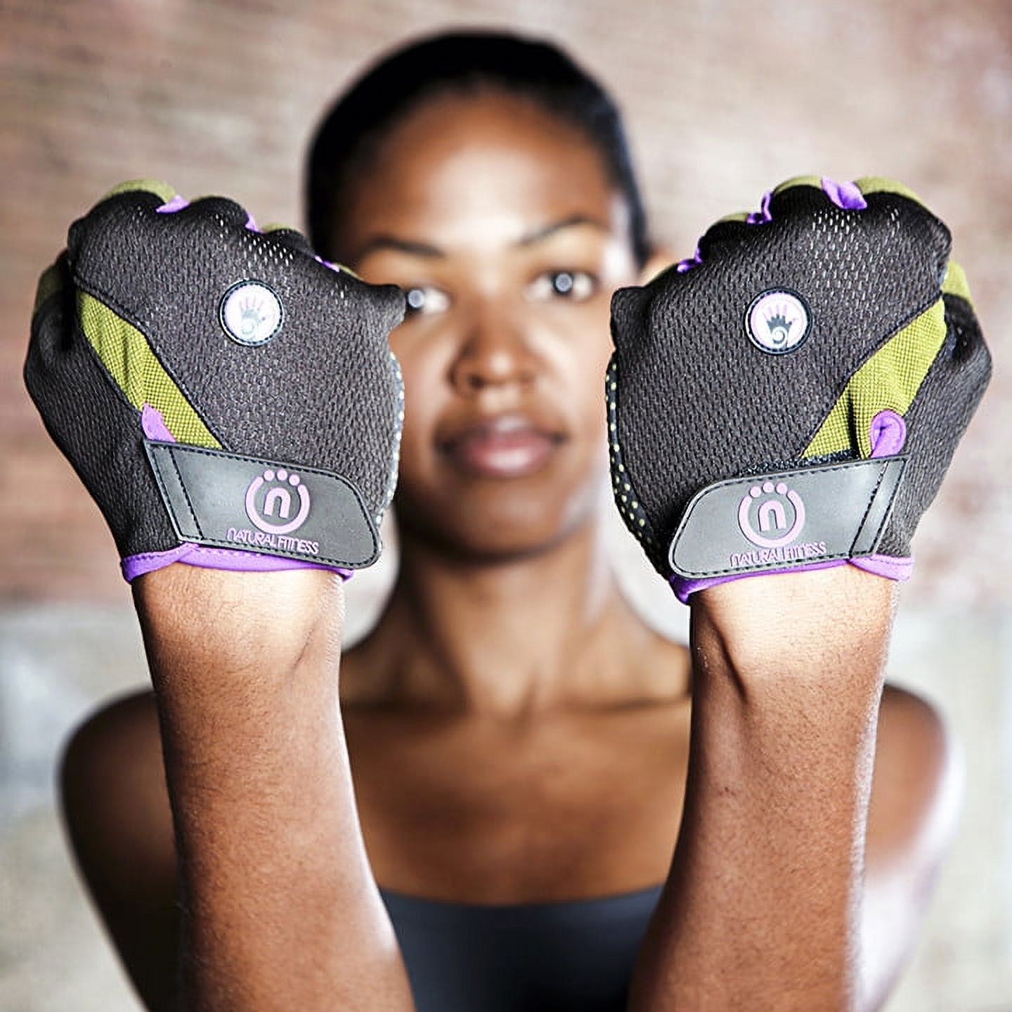 Natural Fitness Wrist Assist Gloves for Extra Support Needed During Yoga, Pilates, Weight-Training, and More – Small - image 3 of 3