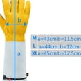 thumbnail image 3 of XL Guantes de jardinería Guantes de trabajo de cuero para mujer/hombre - Guantes de jardinería Regalo Herramientas de jardinería Guantes anticortes Guantes de rosas espinosas Herramientas de jardiner, 3 of 5