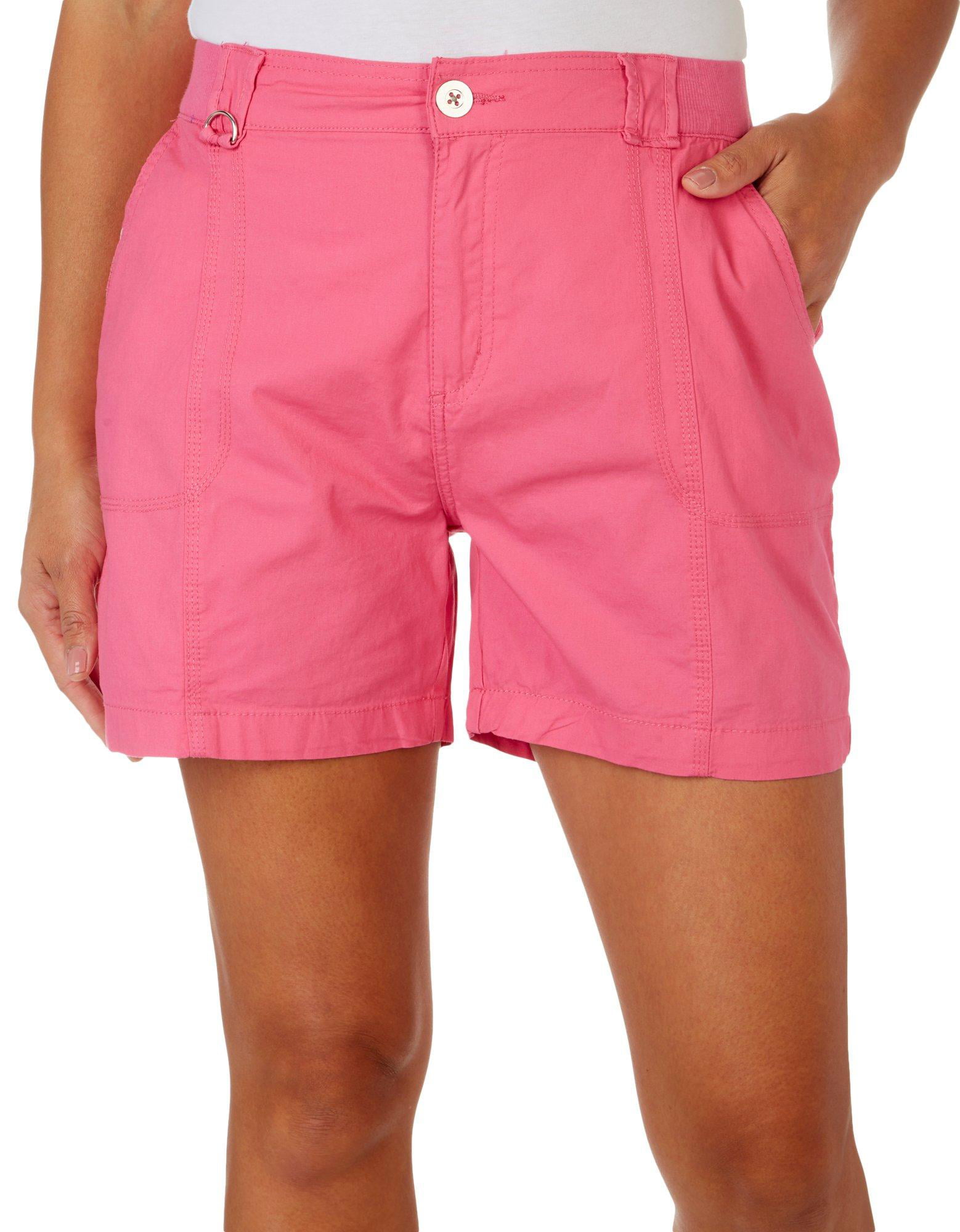 Womens Clothing Shorts Knee-length shorts and long shorts Mango Synthetic Pink Land Bermuda Shorts 