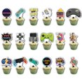 thumbnail image 1 of Mainivo 36 toppers para cupcakes con control de videojuegos, 1 of 6