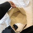 thumbnail image 3 of Bolso de hombro informal para mujer, bolso de Hobo ahuecado, bolso de cubo, bolso de playa de verano para mujer, 3 of 6