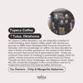 Local Topeca Coffee Italian Roast Whole Bean Medium Dark Roast