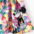thumbnail image 6 of Disney Toddler Girls Dresses Minnie Mouse Graphic Cute Flower Bow Suspender Smocked Dress Size 3T, 6 of 7