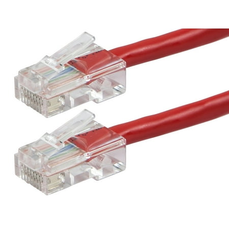 UPC: 0889028012864 | Monoprice Cat6 Ethernet Patch Cable – 3 Feet – Red | Network Internet Cord – RJ45  Stranded  550Mhz  UTP  Pure Bare Copper Wire  24AWG – Zeroboot Series
