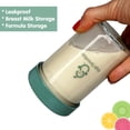 thumbnail image 2 of Sage Spoonfuls Glass Baby Food Storage Jars - 9 Set, 8oz Baby Food Jars w/Lids, Freezer Storage, Reusable Glass Baby Food Containers, Breast Milk Storage, Microwave & Dishwasher Safe, Infant & Baby, 2 of 9