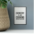 thumbnail image 2 of Chemistry is Like Cooking Just Don't Lick The Spoon 11 x 14 UNFRAMED Print Novelty Decor Wall Art, 2 of 3