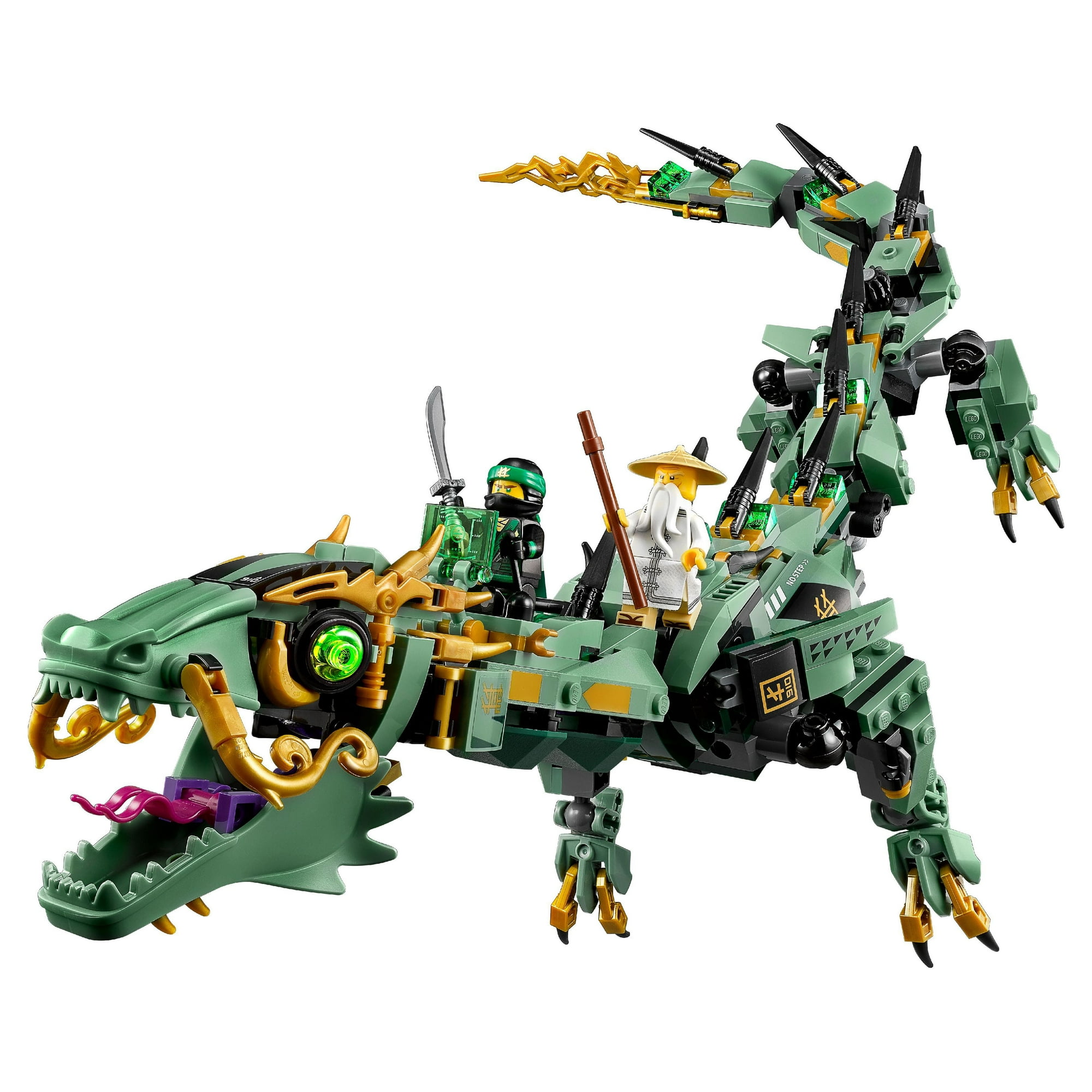 LEGO NINJAGO Movie Green Ninja Mech Dragon 70612 Ninja Toy with