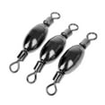 thumbnail image 1 of 3Pcs Drop Oval Copper Sinker Coarse Perch Pike Fishing Swivels Tackle - , 5.25g, 1 of 7