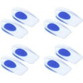 thumbnail image 1 of Taloneras de gel de silicona - Plantillas para zapatos para fascitis plantar, dolor en el talón, dolor en el talón, curación de talones secos y agrietados, tendinitis de Aquiles - Almohadillas, 1 of 6