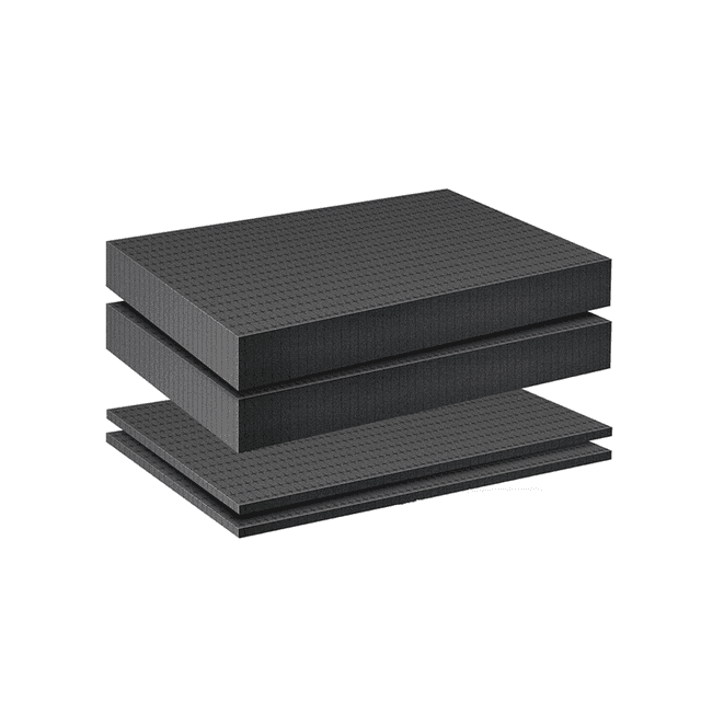 4 Pieces Foam Insert for Cases Tool Box Foam Grid Line Foam Cubes Shockproof Sponge Pad, 40X40X2cm/40X40X5cm
