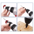 thumbnail image 3 of Juego de brocas avellanadas chapadas en titanio con vástago hexagonal, abridor de agujeros para carpintería, punzonado de chaflán, broca avellanada de acero de alta velocidad incorporada, 3 of 5