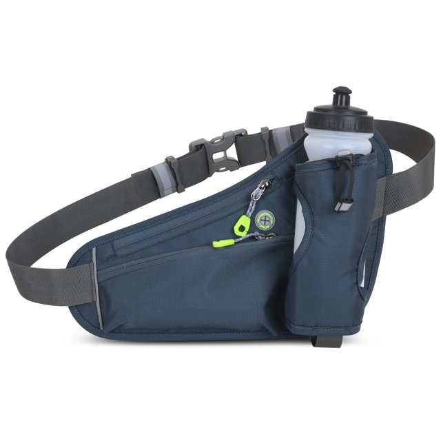 Ceinture d'Hydratation Sportive Sac Ceinture de Course Sac Banane avec Porte-Bouteille pour Hommes Femmes Course Cyclisme Randonnée Marche