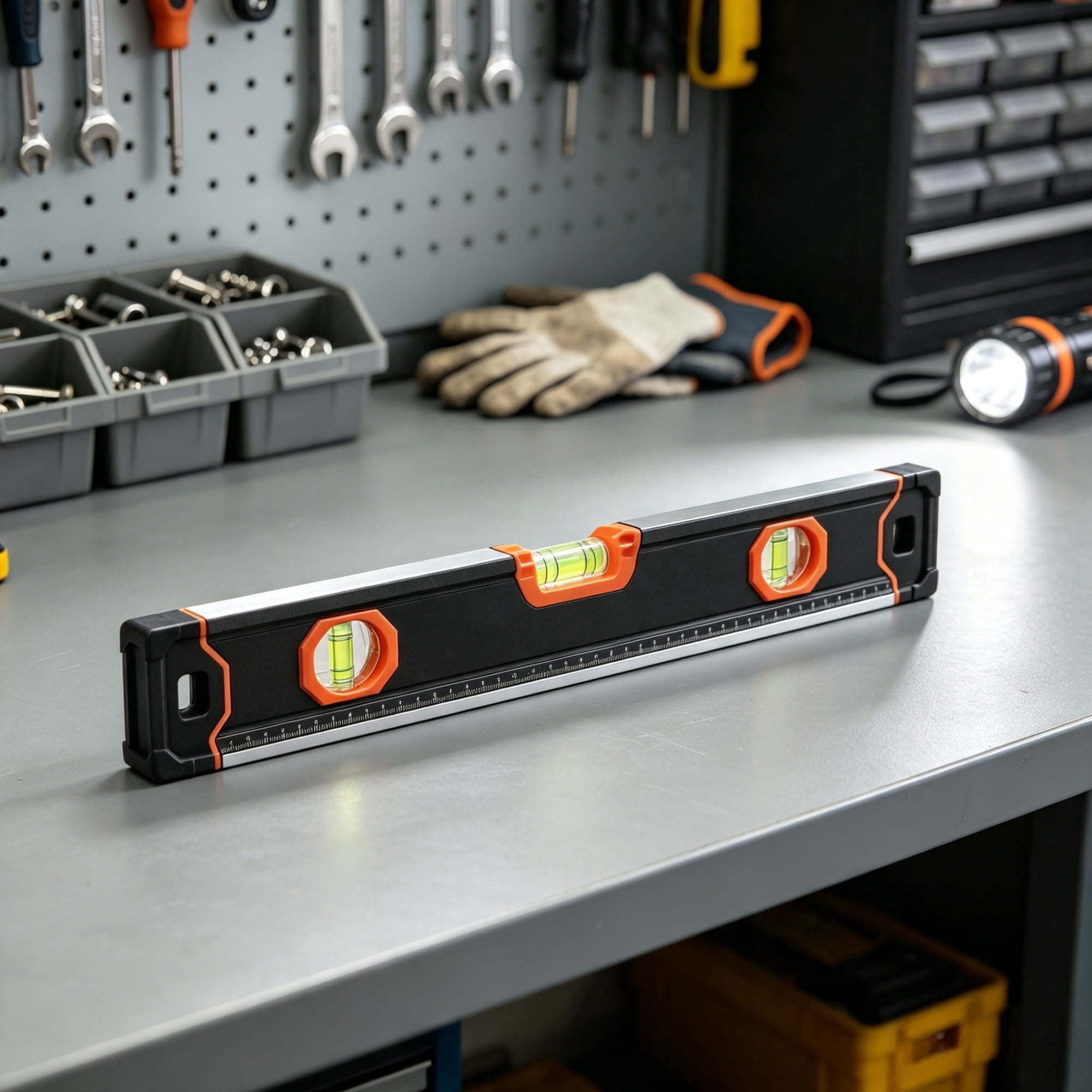 6-Piece Magnetic Torpedo Level Set, 78/48/32/24/16/10 Inch Aluminum Alloy Levels with Ruler & SAE/Metric Scale