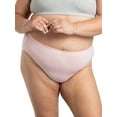 thumbnail image 5 of Fit for Me by Fruit of the Loom Women's Plus Size Breathable Underwear, Micro-Mesh Hi-Cut Panties, 6-Pack, Sizes 1X - 5X, 5 of 12