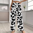 thumbnail image 2 of Animal Printing Cow Pajama Pants Comfortable Elastic Waist Pajamas Fashion Sleepwear Bottoms Plus Size Homewear, 2 of 6