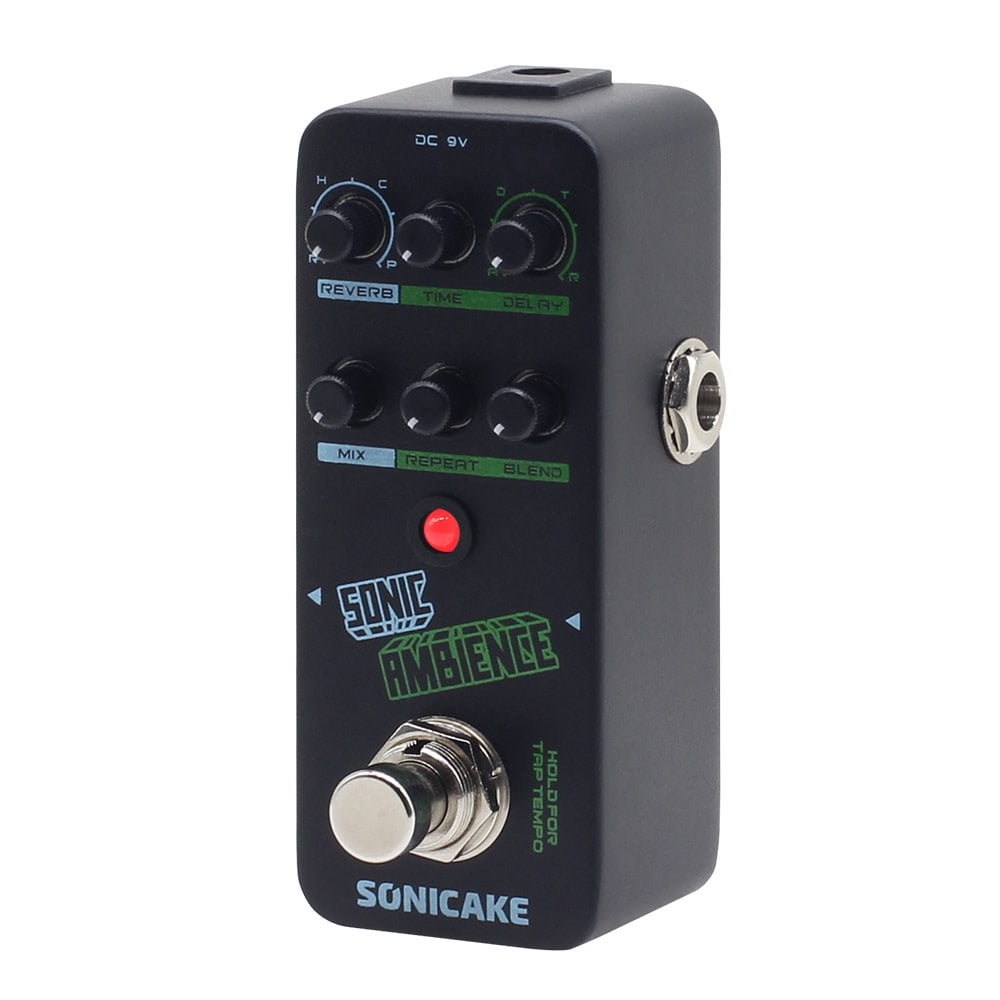 SONICAKE Delay and Reverb Guitar Bass Effects Pedal Sonic Ambience