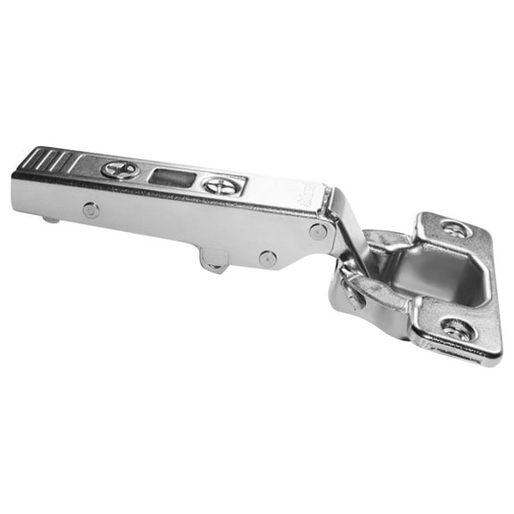 5 Pack Blum Clip Top 120 Degree Straight Arm Hinge, Self-Closing, Large Full Overlay Screw on